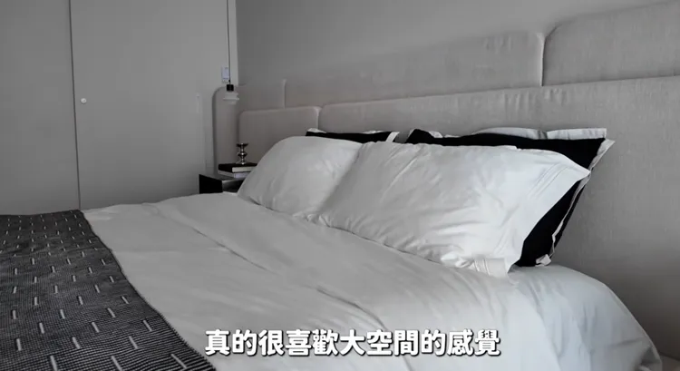 臥室。翻攝愛莉莎莎YT