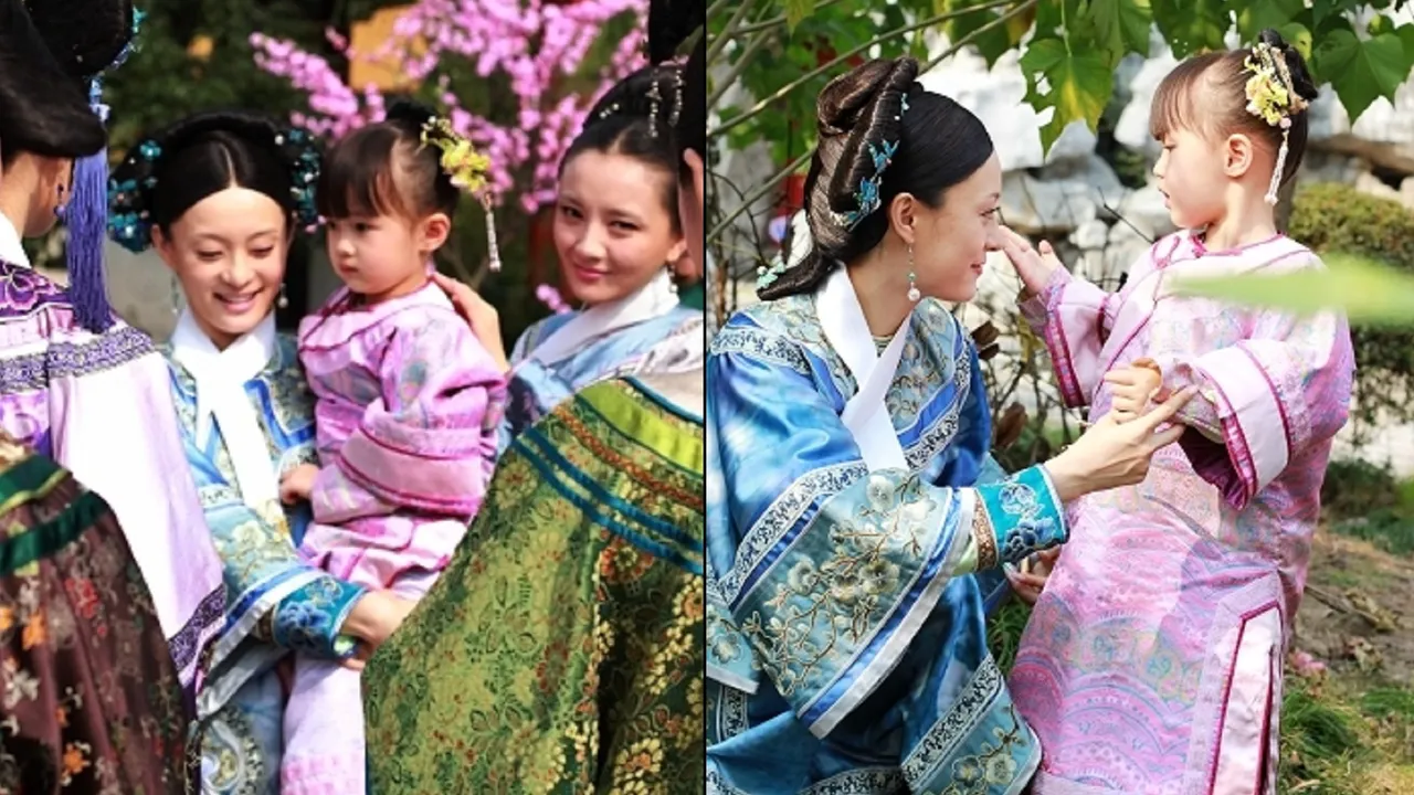 「甄嬛」孫儷當年也對紀姿含疼愛有加。翻攝紀姿含微博