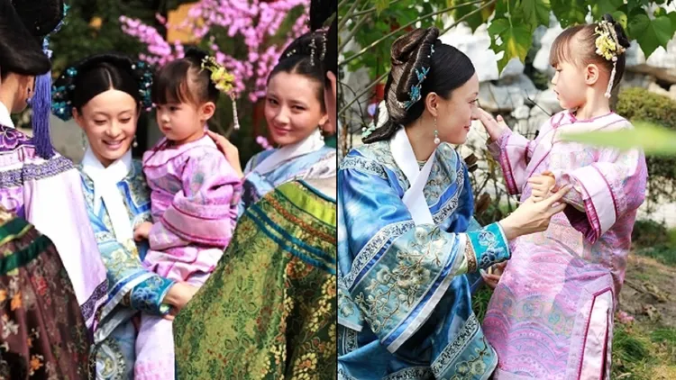 「甄嬛」孫儷當年也對紀姿含疼愛有加。翻攝紀姿含微博