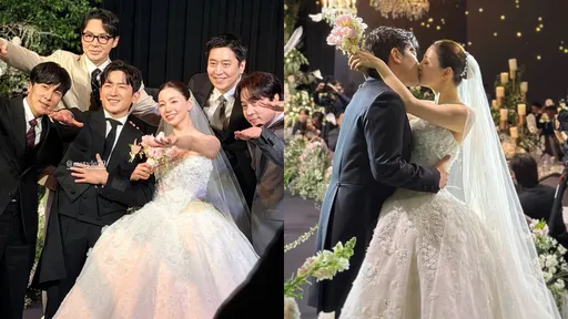 李玟雨今補辦婚禮甜吻小11歲韓僑妻！神話隊友都來見證獨缺他