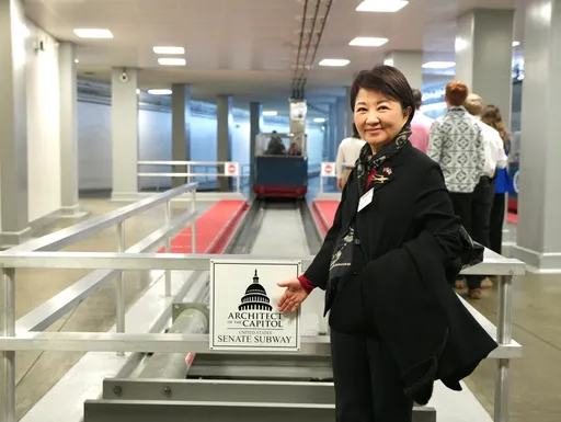 盧秀燕拜會美「國會台灣連線」主席　搭乘國會地鐵往返參眾兩院