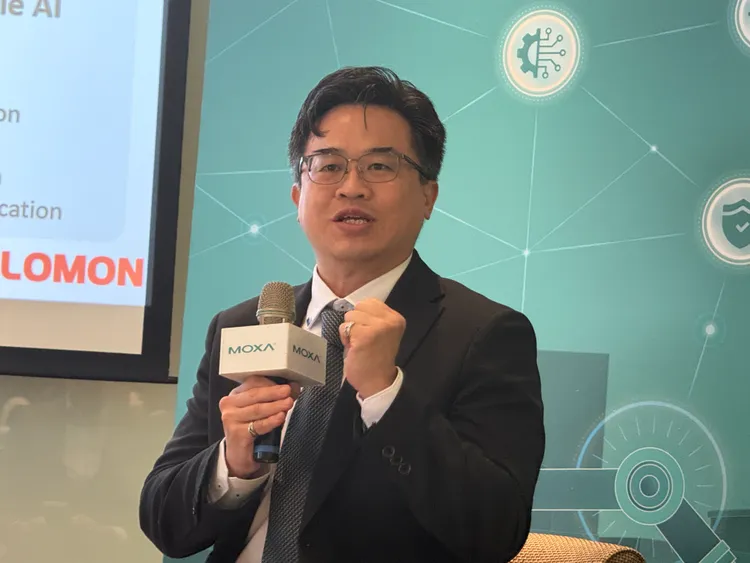 所羅門資深協理鍾毓修。呂承哲攝