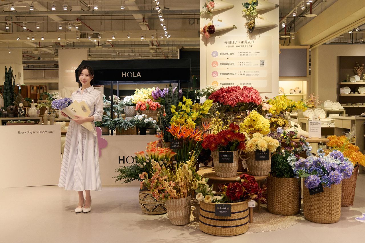 HOLA春限定「花日Marché」 異材質美學交織新品打造不凋謝花藝市集