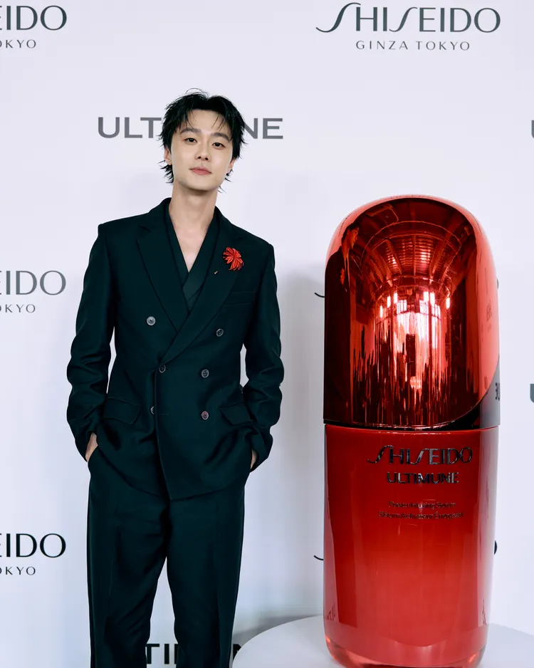 施柏宇參加品牌活動。施柏宇工作室提供 