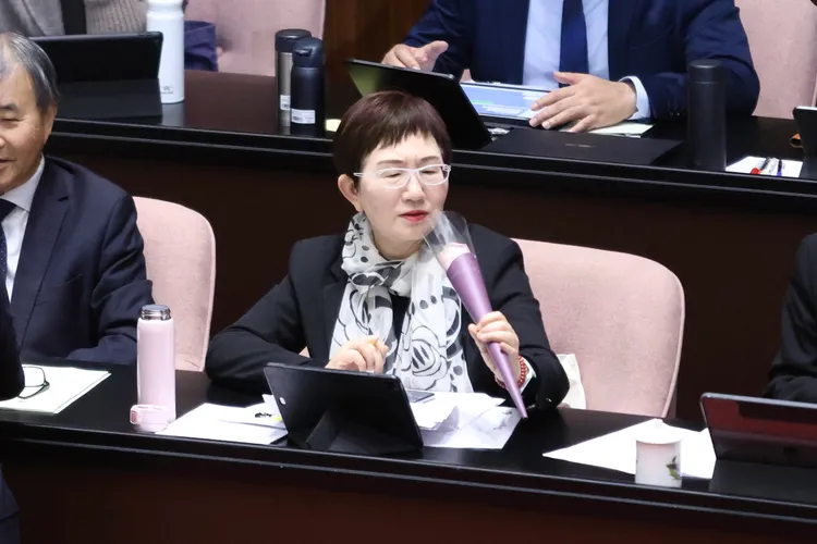 財政部長莊翠雲。彭欣偉攝