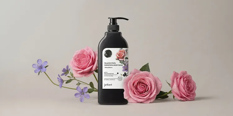 My juliArt Helix 3in1洗髮沐浴露地球月限定新香「雨中花影」登場。品牌提供
