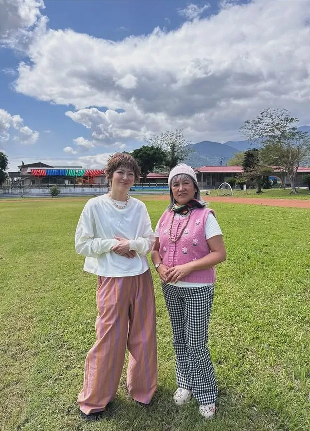 上野樹里與老師合照。翻攝上野樹里IG