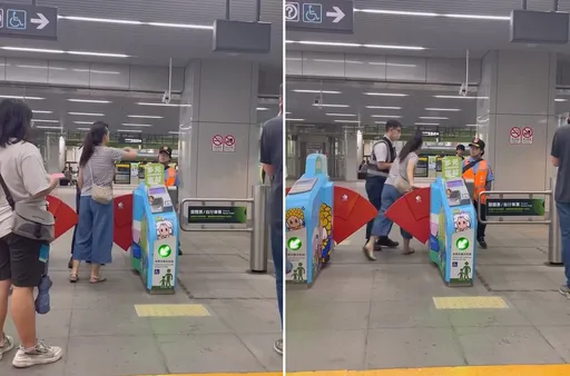 中捷女乘客滯留站內拒查驗票卡　大吼站務員「我有付錢」引騷動