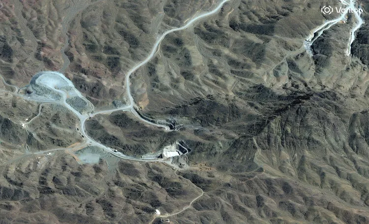 圖為本月7日納坦茲的衛星空拍照。路透社/VANTOR