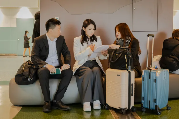 新竹市長高虹安今（16）日率訪問團啟程前往日本筑波市與宮城縣，進行市政考察。新竹市府提供