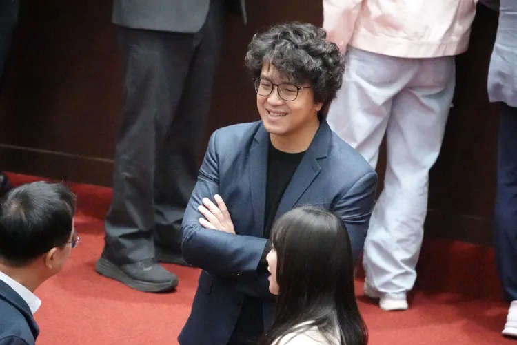 台北市議員洪健益表示，沈伯洋(圖)是一步好棋，能讓國民黨毫無招架之力。莊宗達攝