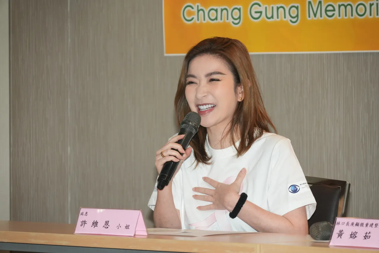 許維恩很坦然的面對病情。彭欣偉攝