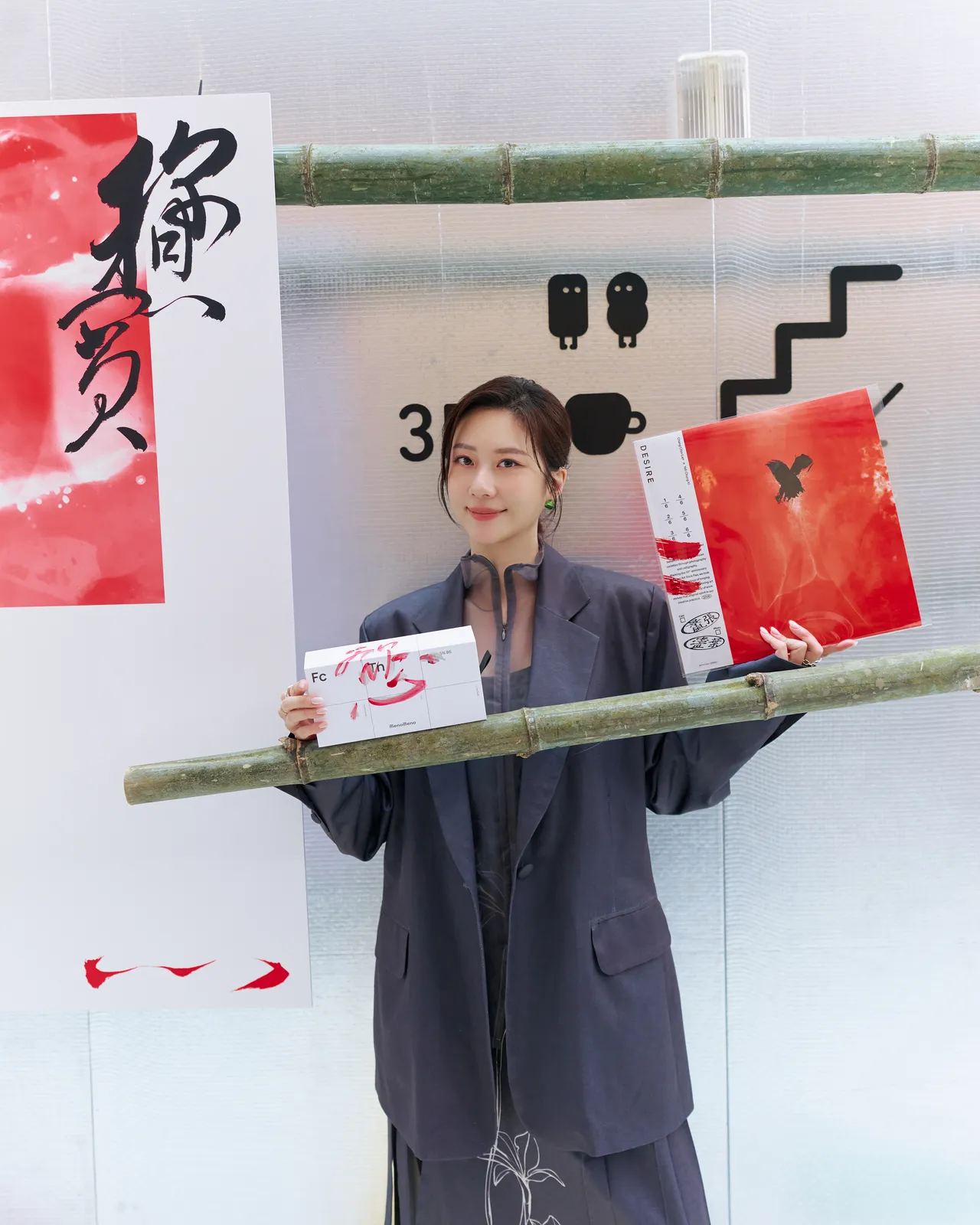 張景嵐創作藝術參展。menomeno提供