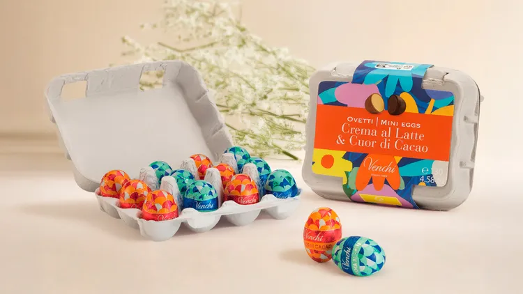 Venchi 2026年復活節系列迷你可可蛋盒（12入），800元。品牌提供