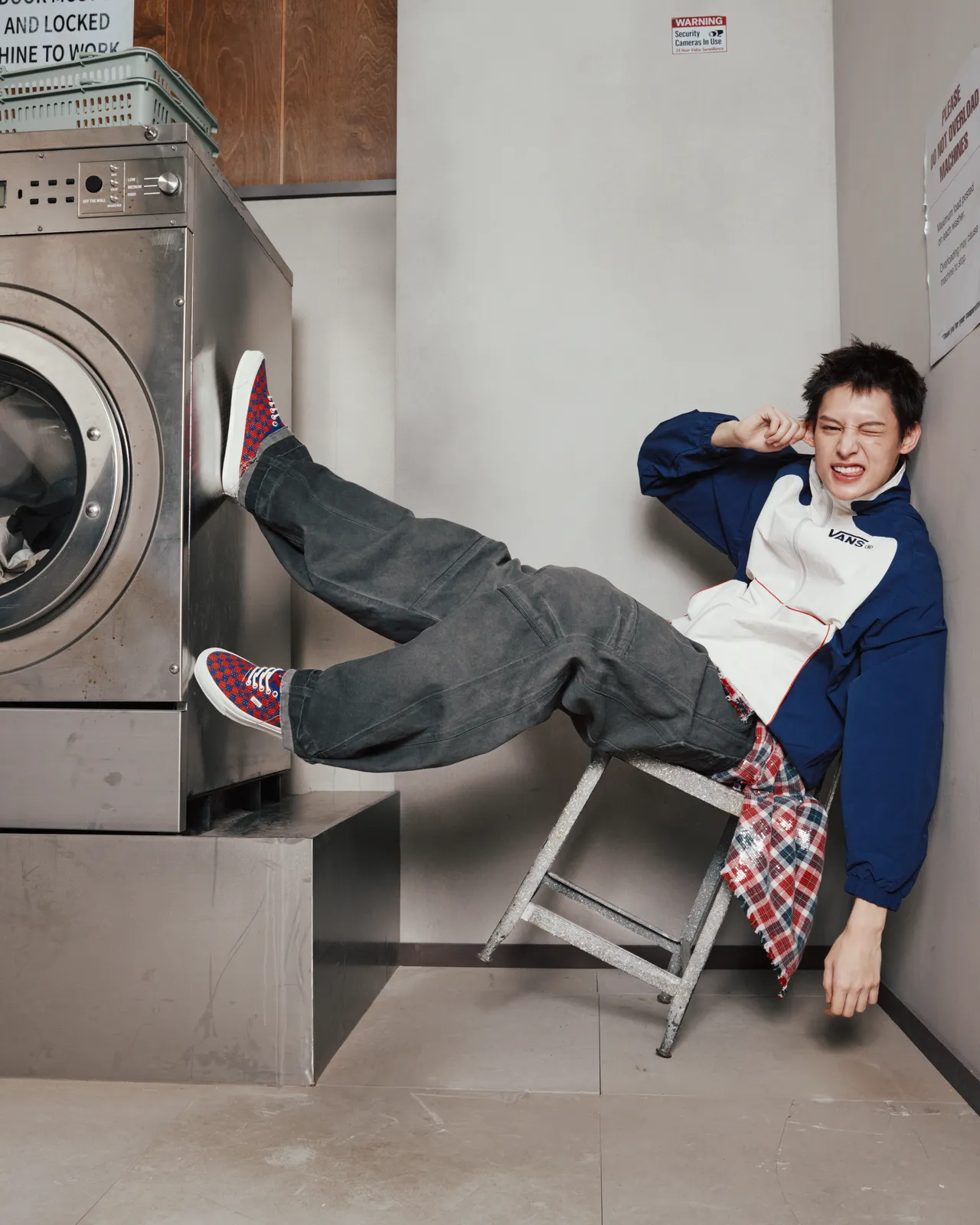 趙雨凡拍攝Vans形象廣告。品牌提供