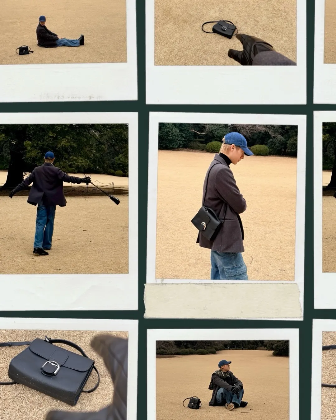 彭千祐將Brillant Tempo S斜背上身，演繹率性姿態。翻攝彭千祐IG