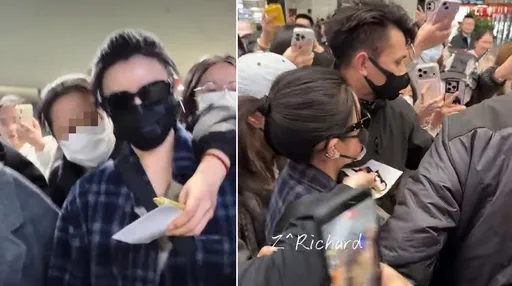 陳妍希差一點被割喉！機場被利器逼近　驚險畫面曝光