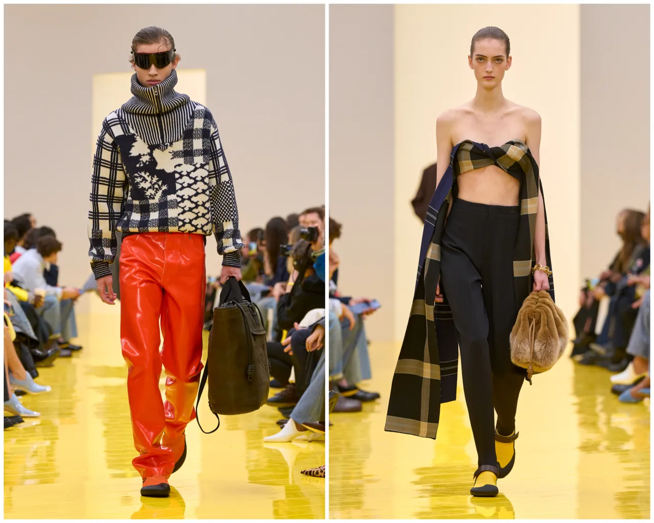 LOEWE 2026秋冬大秀。品牌提供