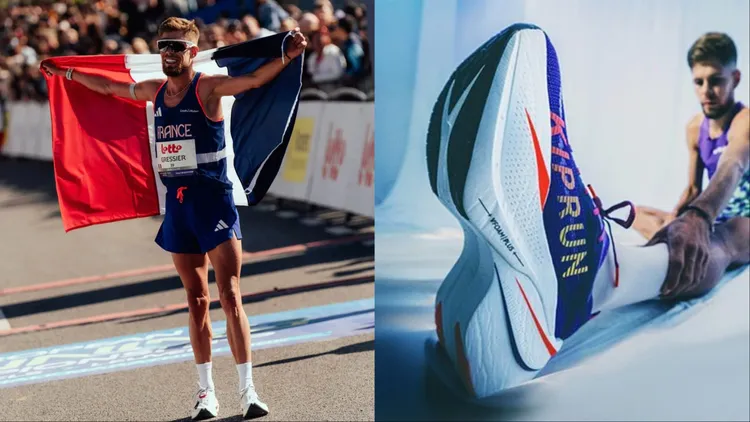 世錦賽冠軍Jimmy Gressier穿著KIPSTORM LAB打破歐洲紀錄。品牌提供