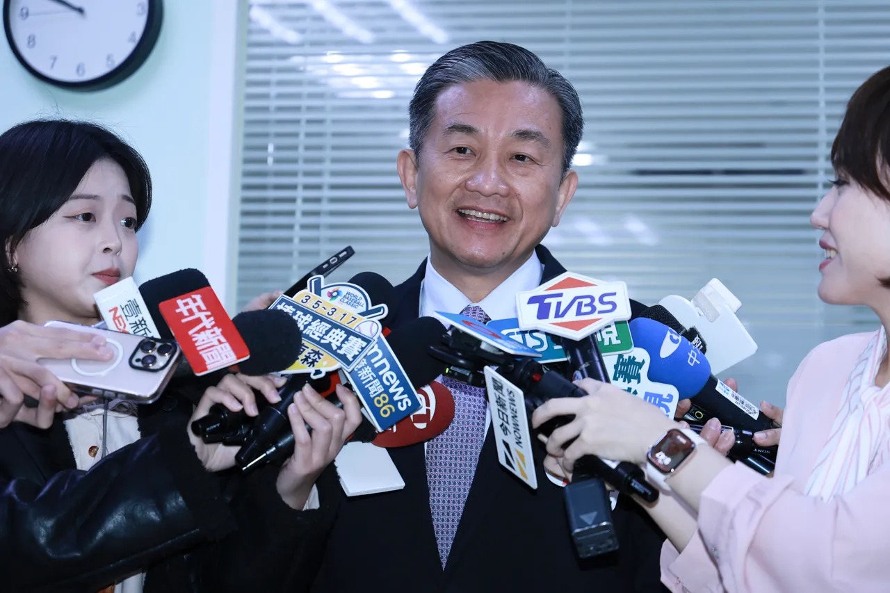 王定宇受訪。彭欣偉攝