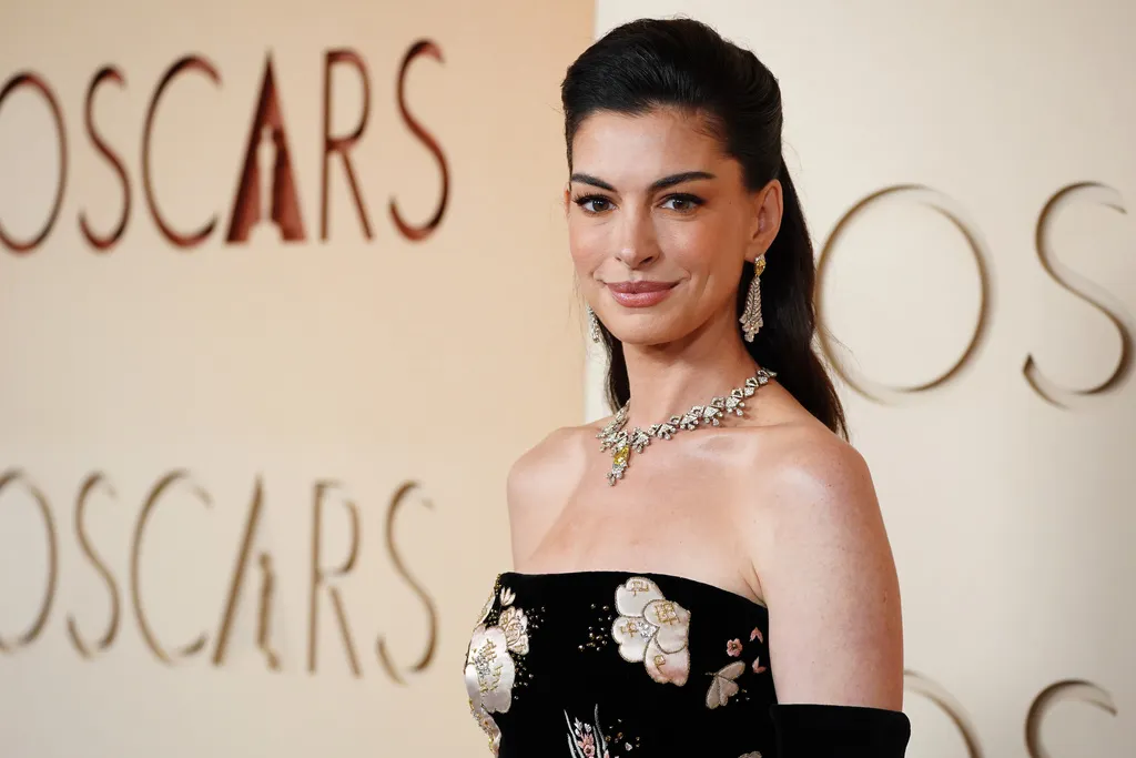 安海瑟薇。美聯社