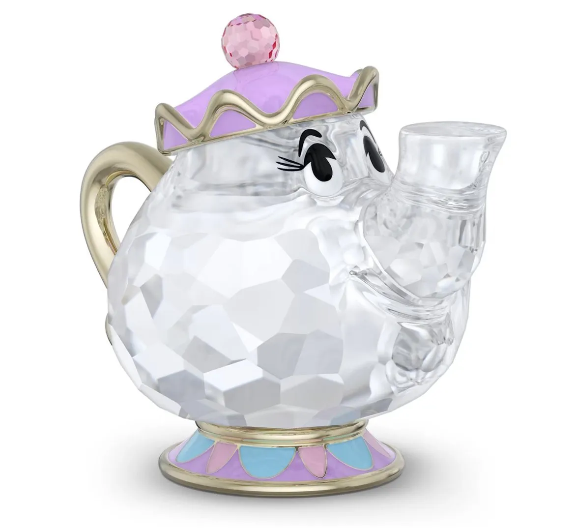 SWAROVSKI美女與野獸系列茶煲太太擺件，8000元。品牌提供