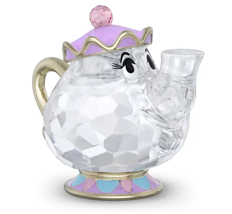 SWAROVSKI美女與野獸系列茶煲太太擺件，8000元。品牌提供