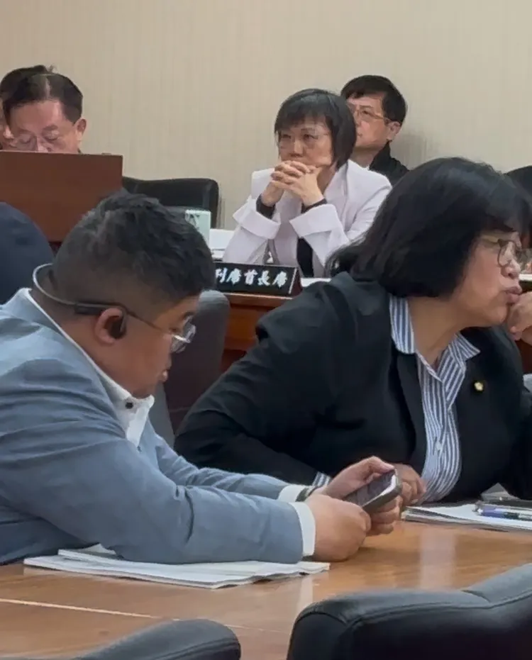 內政部長劉世芳女士拒絕備詢。邱筠媜攝