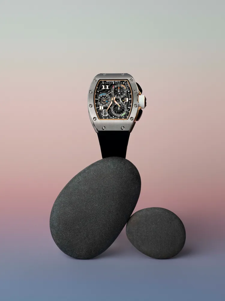 Richard Mille RM 72-01 Lifestyle自製機芯計時碼錶鈦合金款。品牌提供
