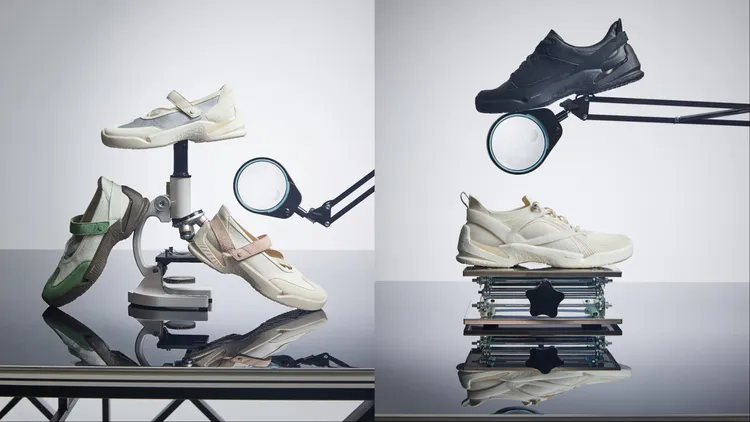 「Tri Ease輕鬆走」系列透過精密結構設計與材料科學應用，實現工藝美學與科技底盤的融合。品牌提供