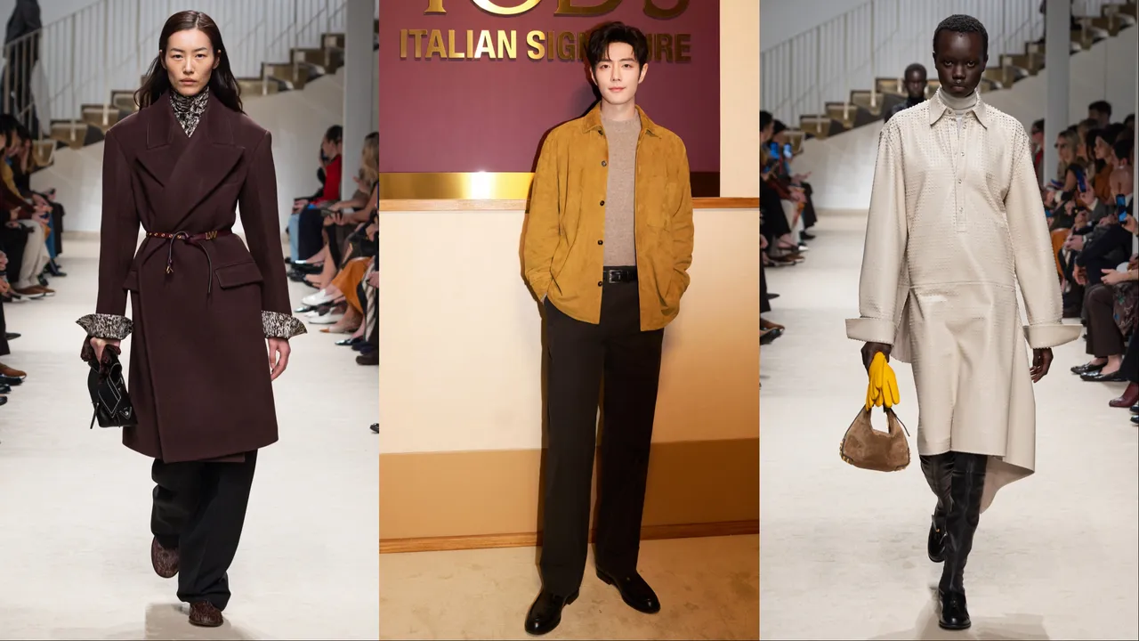 肖戰（中）出席TOD’S 2026秋冬大秀。品牌提供