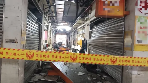 台中建國市場驚傳氣爆　1攤商輕傷！疑桶裝瓦斯洩漏釀禍
