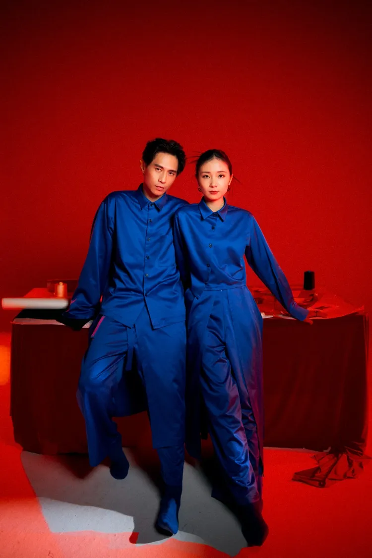 柏霖（左）與陳忻玥相識多年，卻是首度合作推出新作。索尼音樂提供