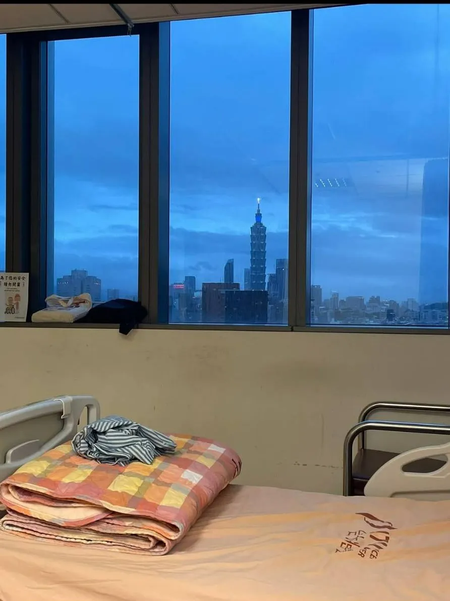 黃慧婷住台大癌症醫院。翻攝黃慧婷臉書