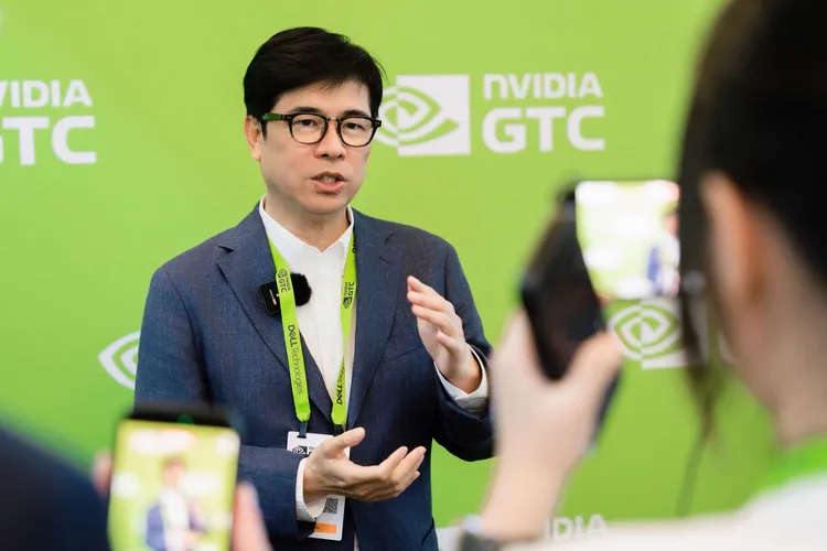 陳其邁第二度受邀出席NVIDIA GTC大會。高市府提供