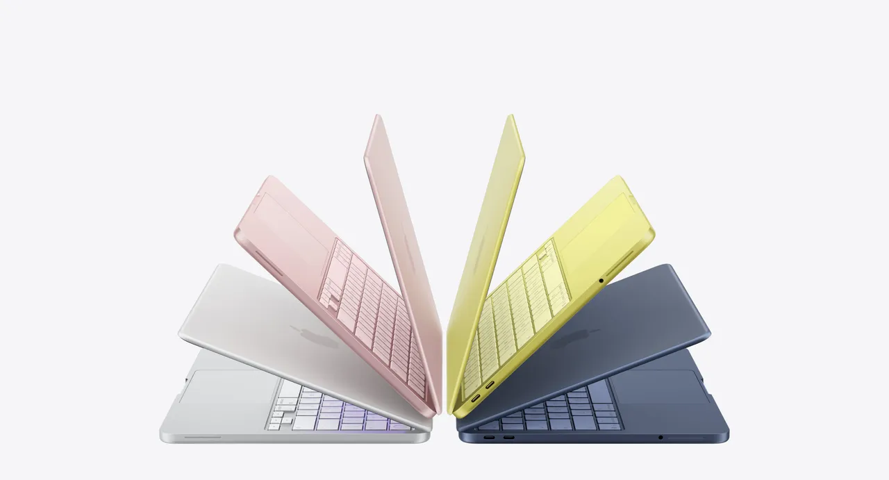 蘋果推出全新入門筆電MacBook Neo，售價$19,900起，搭載A18 Pro處理器與Liquid Retina螢幕，並提供銀、胭粉、青橘黃與靛青色四種配色，鎖定學生與入門用戶市場。Apple官網