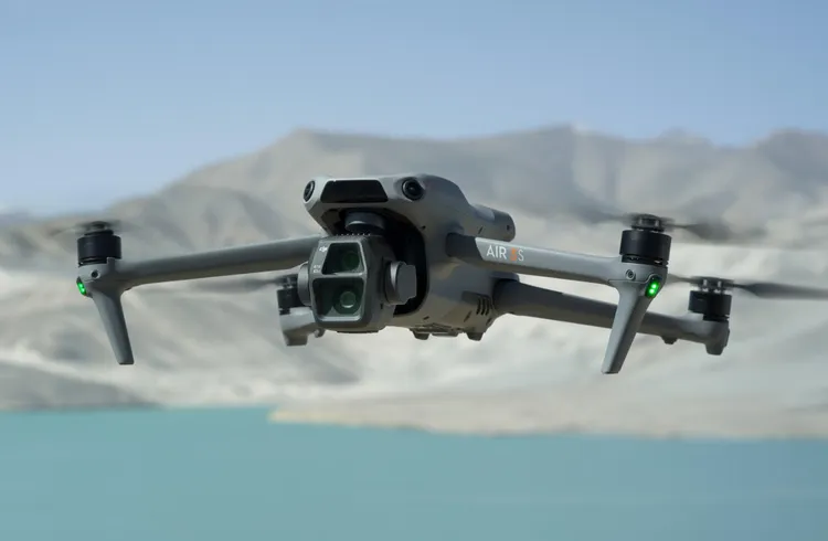 中國大疆無人機DJI Air 3S 。翻攝DJI