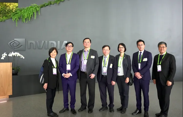 陳其邁市長11日將率市府訪團啟程赴美，參加全球AI盛會NVIDIA GTC年會。翻攝畫面 陳其邁參加2025NVIDIA GTC年會資照