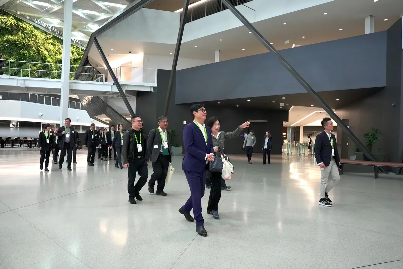 陳其邁市長11日將率市府訪團啟程赴美，參加全球AI盛會NVIDIA GTC年會。翻攝畫面 陳其邁參加2025NVIDIA GTC年會資照