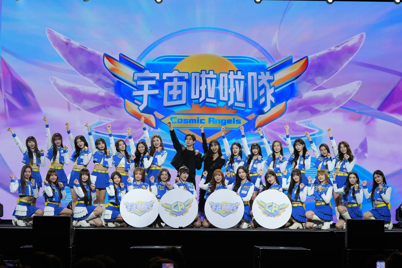 《宇宙啦啦隊》開播記者會。攝影中心攝