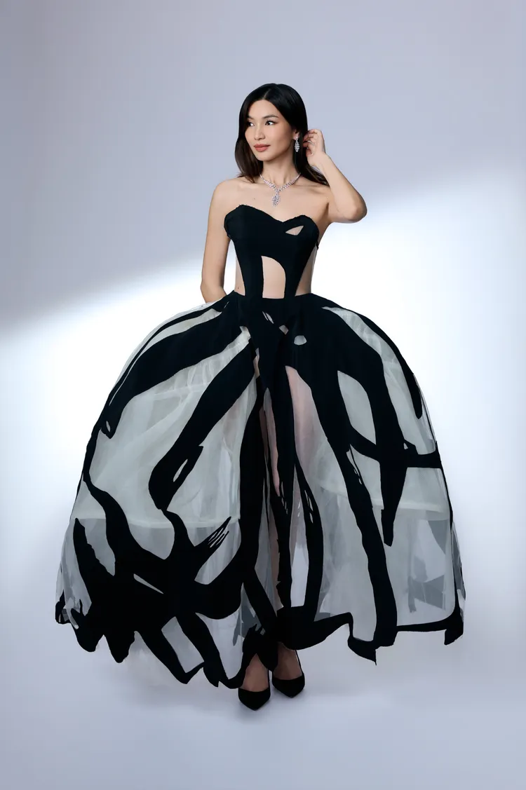 國際影星陳靜。品牌提供