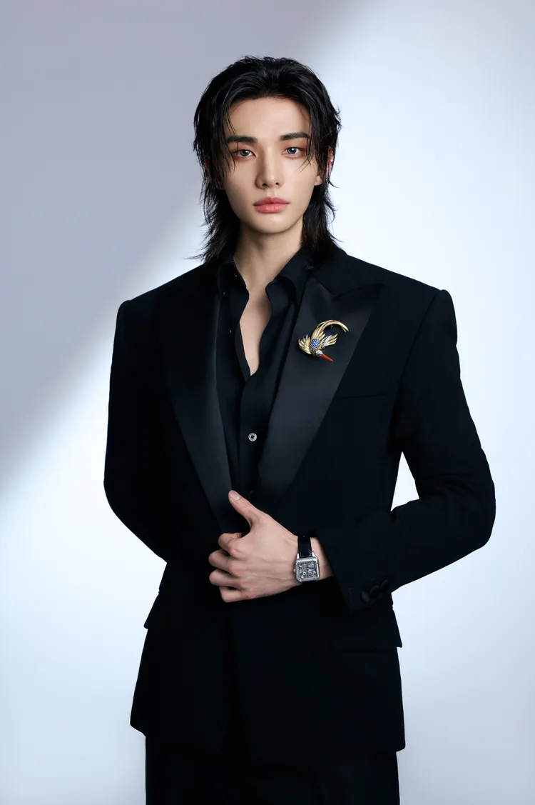 Stray Kids成員Hyunjin為卡地亞低調現身台北。品牌提供