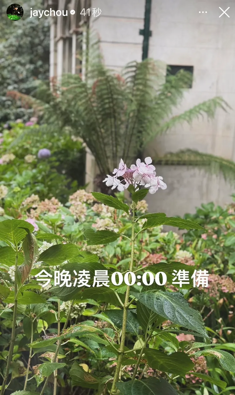 周杰倫昨預告凌晨釋出預告片。翻攝周杰倫IG