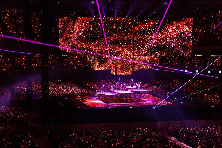 TWICE吸引4萬人次進場，3天累計12萬人次。Live Nation Taiwan提供