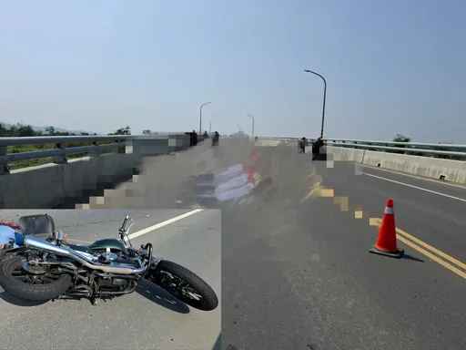 台南東山驚悚車禍！　大型重機、曳引車擦撞　騎士遭輾爆頭亡