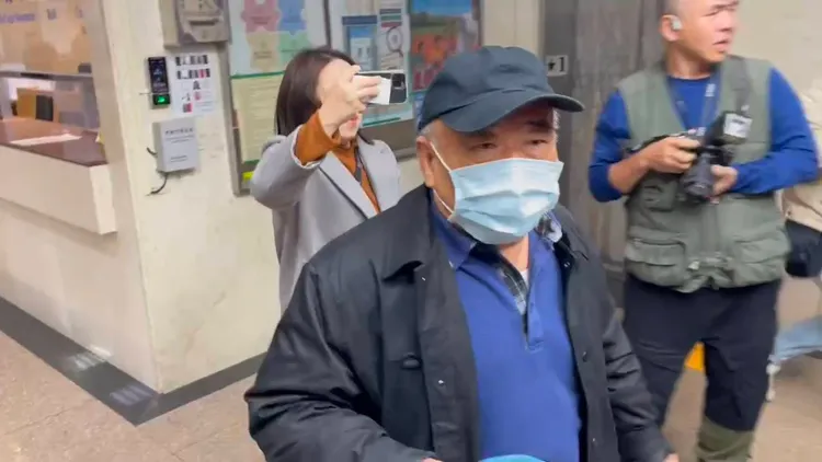 吳順民出庭。讀者提供