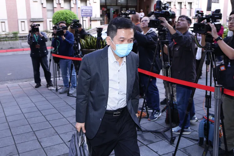 台北市前都發局長黃景茂出庭。彭欣偉攝