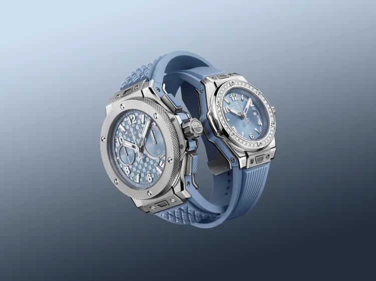 宇舶錶（HUBLOT）推出全新「潮蒼藍」系列Big Bang Original One Click腕錶。品牌提供