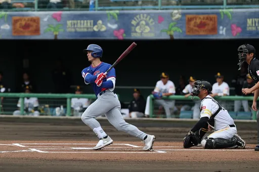 「費仔」披台灣球衣首戰就敲2安！中華隊用贏球結束經典賽熱身賽