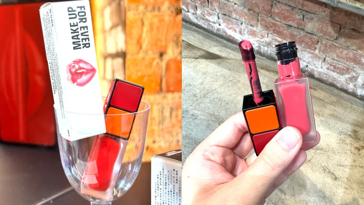 藝術大師特霧水唇釉，各1200元。張家玲攝